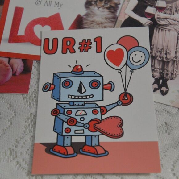 Valentines Day Cards 15 Vaeious Brand New with Envelopes - Picture 10 of 11